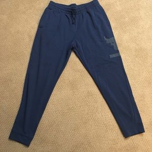 Under Armour Project Rock track pants navy blue size Xl never worn
